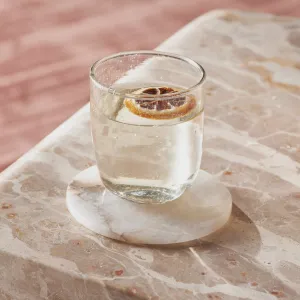 Alabaster marble coaster