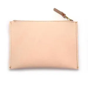 All-Purpose Leather Pouch- Blonde