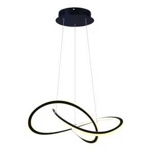 Canarm ZOLA LED Matte Black Chandelier