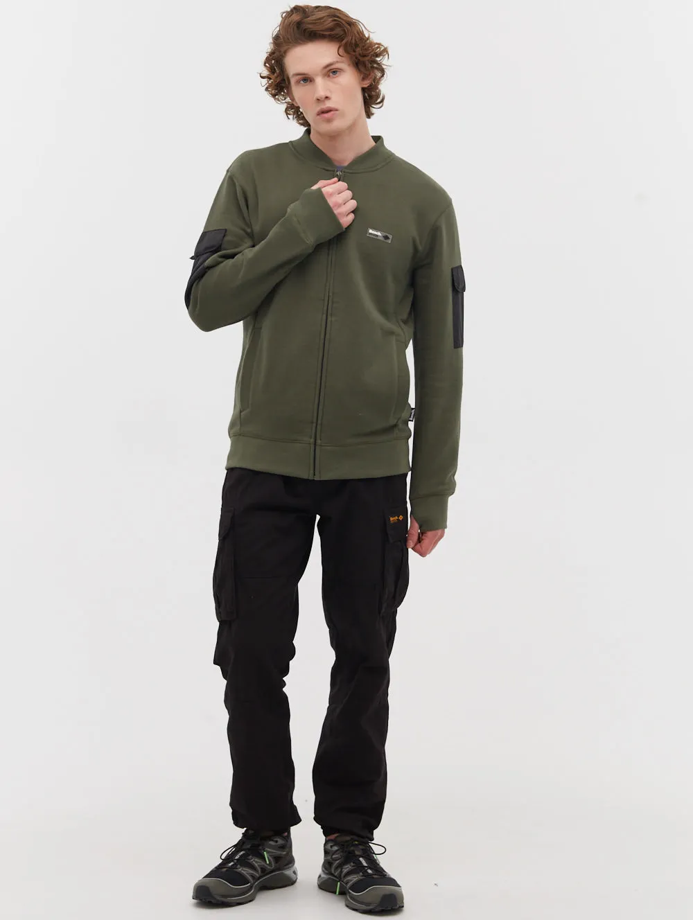 Dilla Sleeve Pocket Zip-Up