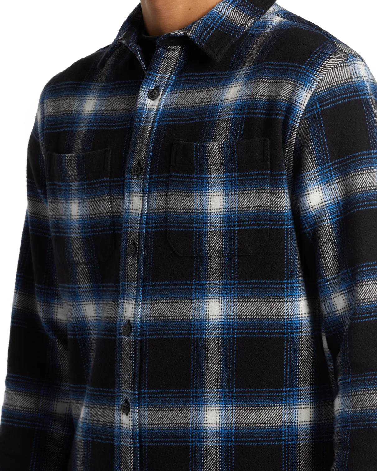 DNA Flannel Shirt in Black