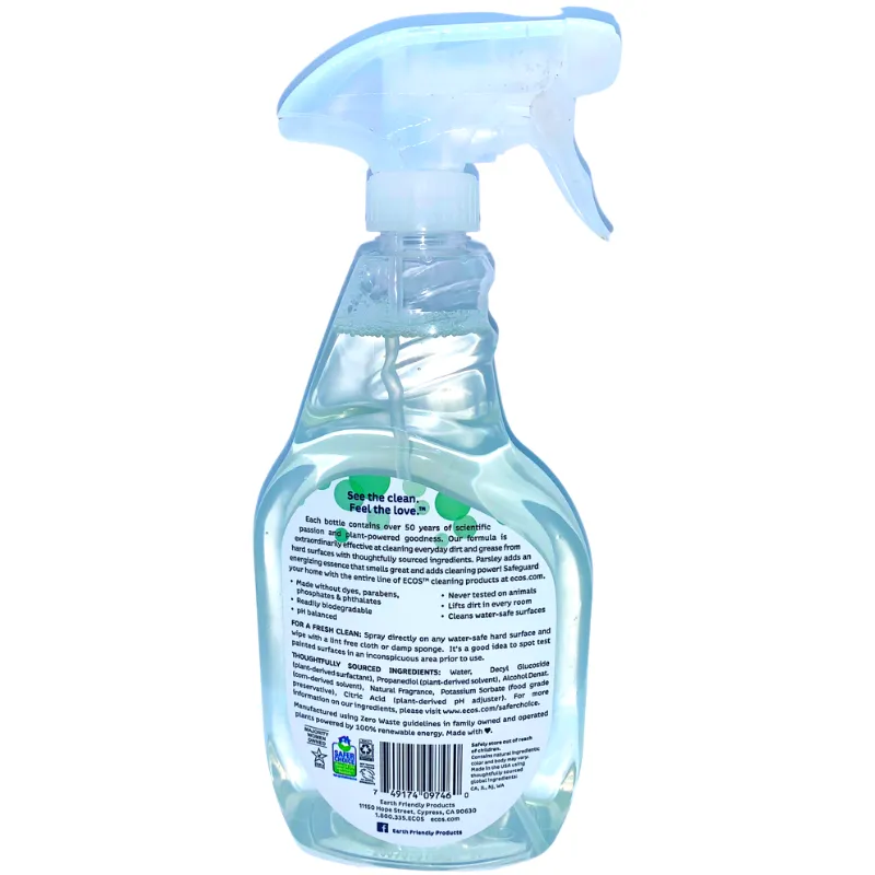Earth Friendly Products ECOS Parsley Plus All Purpose Household Cleaner, 22 oz