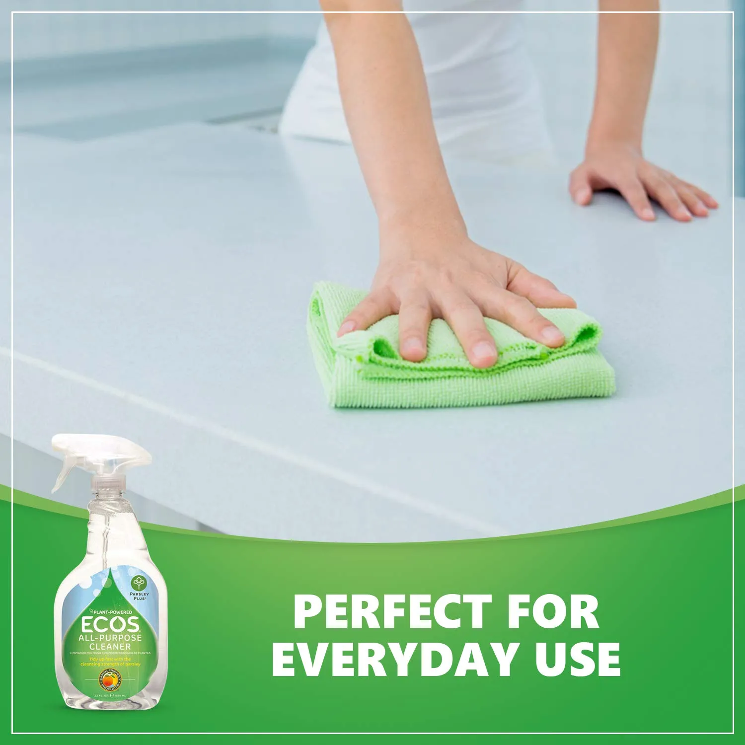 Earth Friendly Products ECOS Parsley Plus All Purpose Household Cleaner, 22 oz