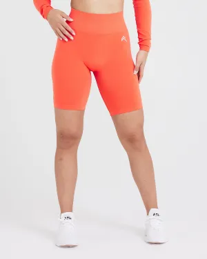 Effortless Seamless Cycling Shorts | Peach Blossom