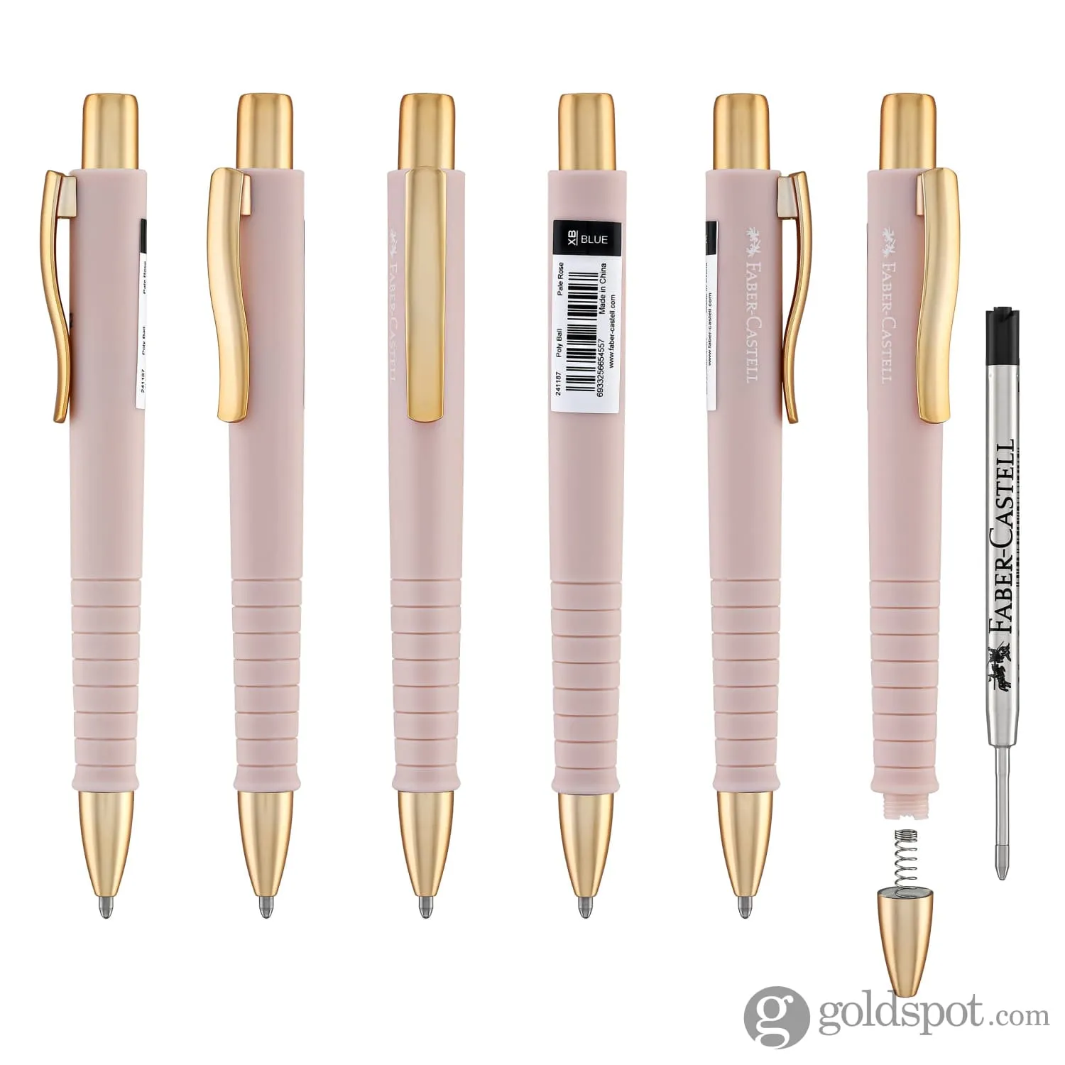 Faber-Castell Poly Ball Ballpoint Pen in Pale Rose