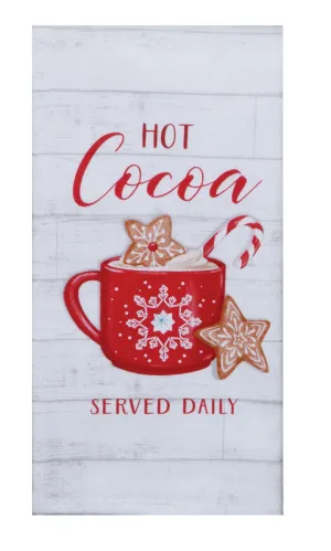 Gingerbread & Cocoa Home Sweet Home Dual Purpose Terry Towel