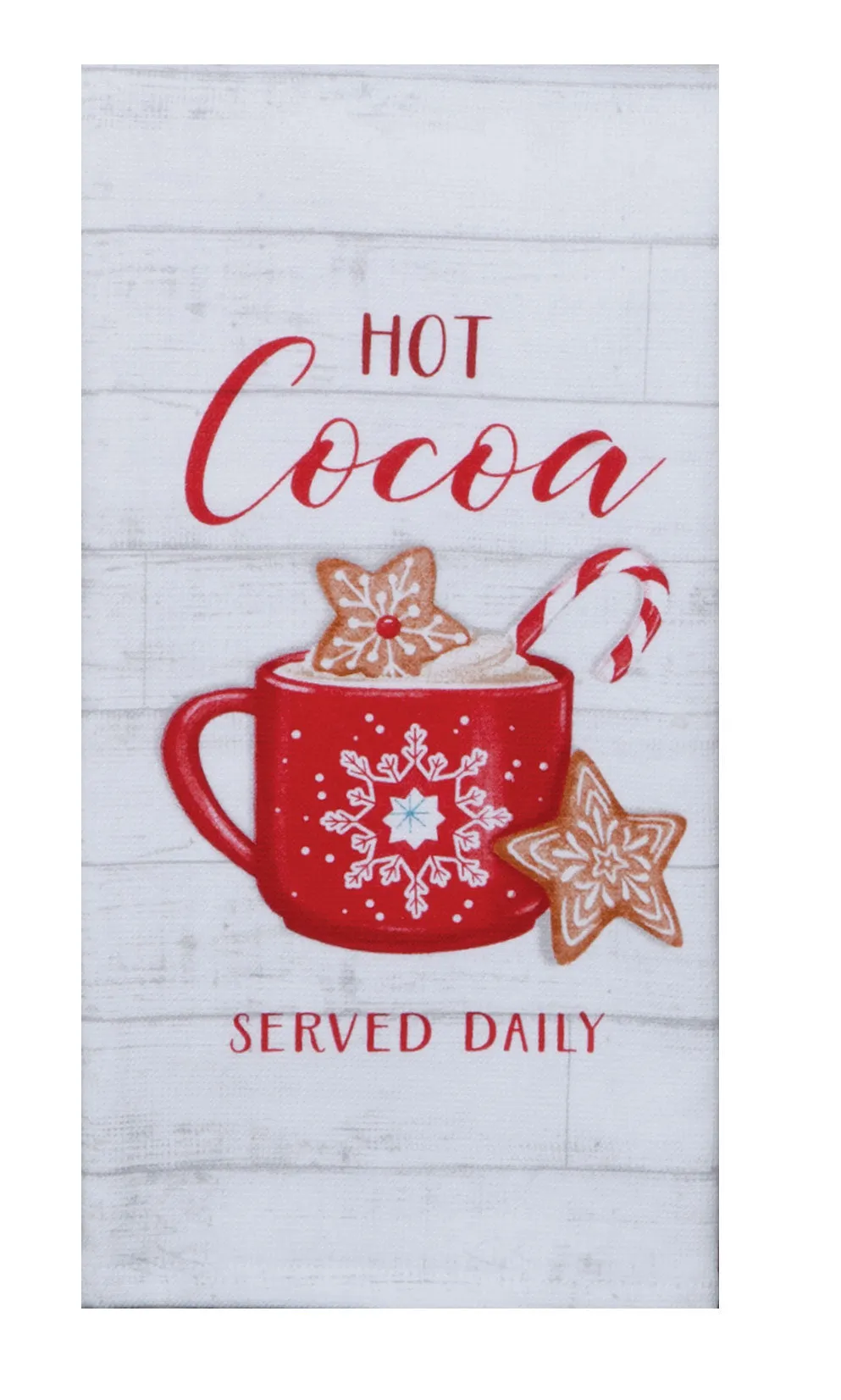 Hot Cocoa Served Dual Purpose Towel