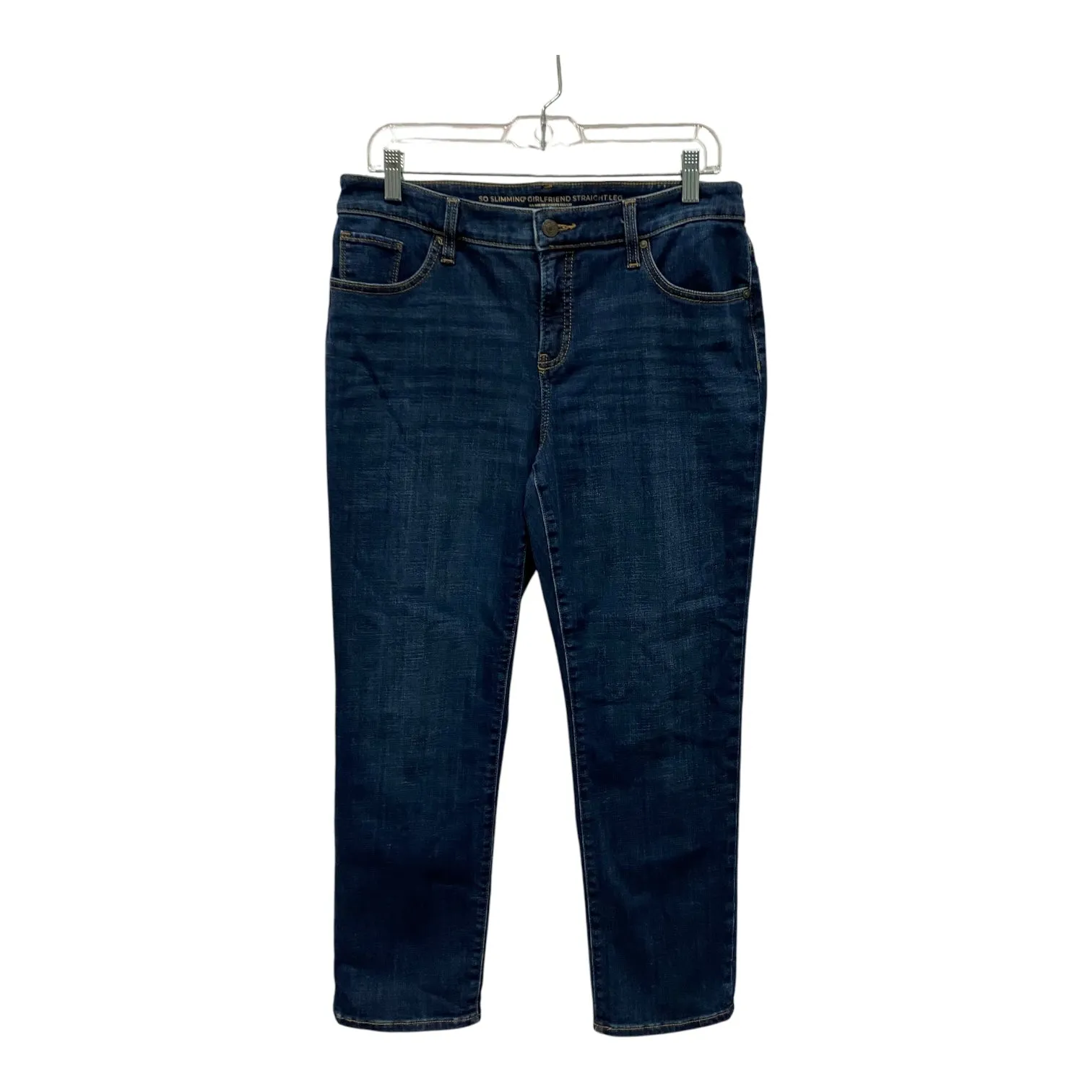 Jeans Straight By Chicos In Blue, Size:10P