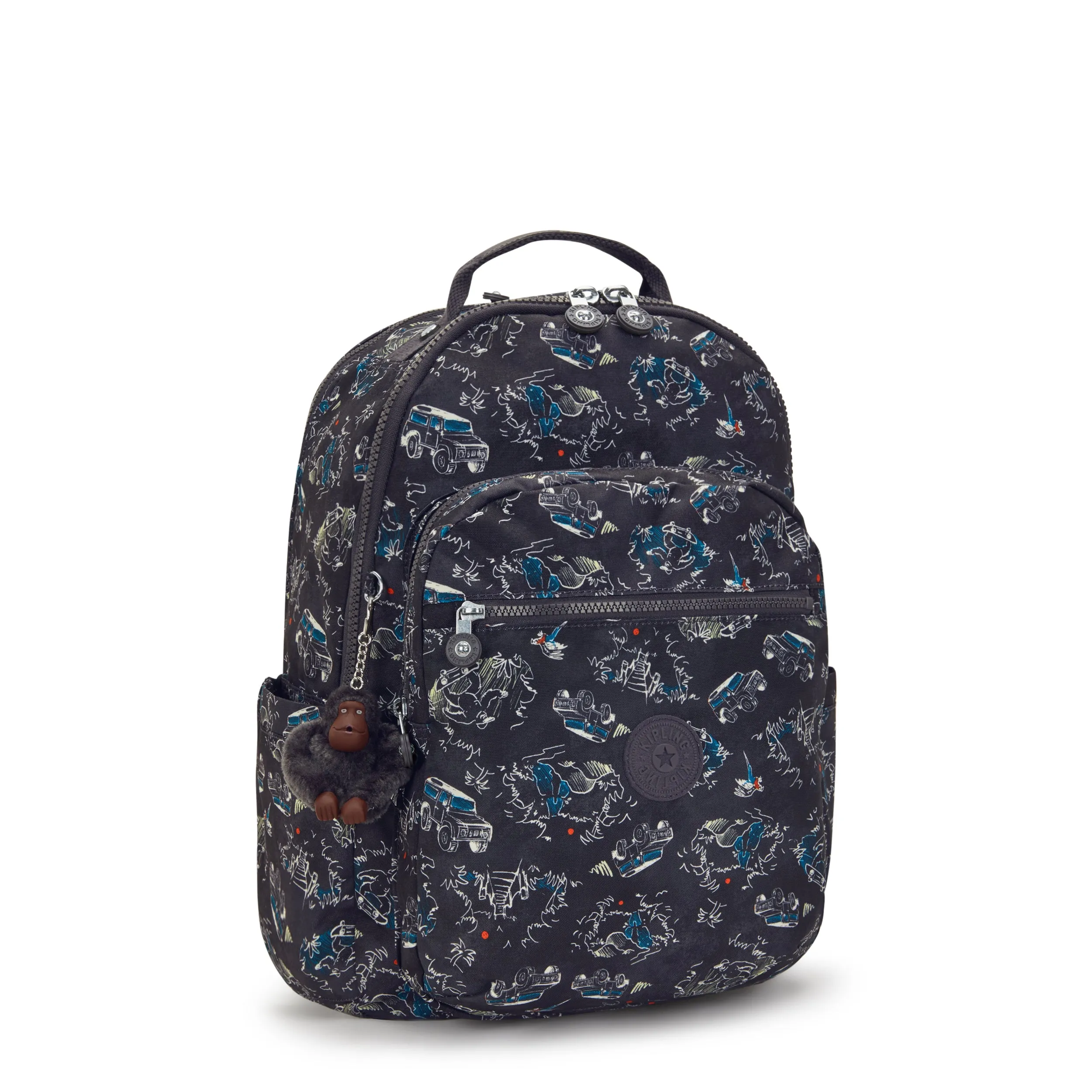 Kipling Seoul College Jungle Fun Race Large Backpack C2I7973-TJ3