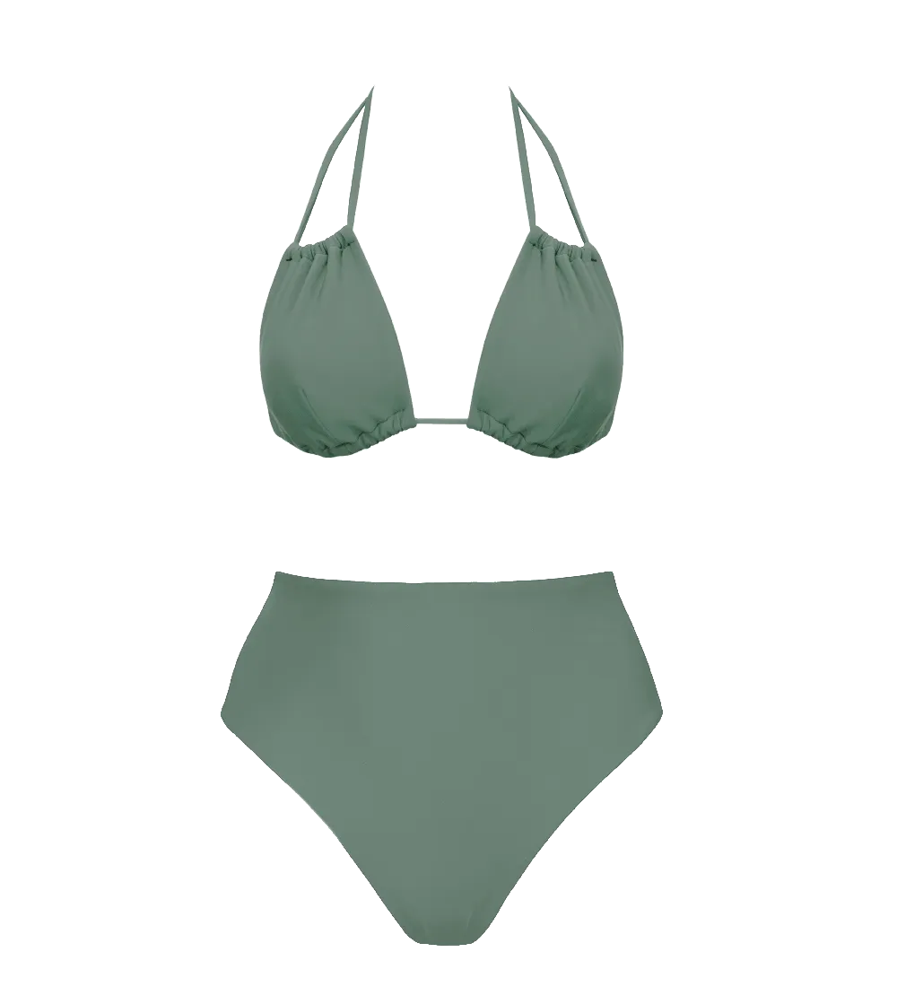 Low Versatile   Skyline High Bikini Set
