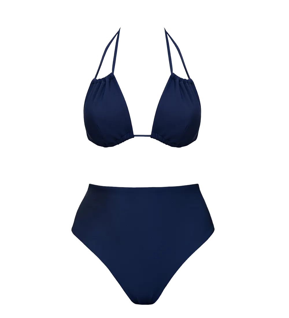 Low Versatile   Skyline High Bikini Set