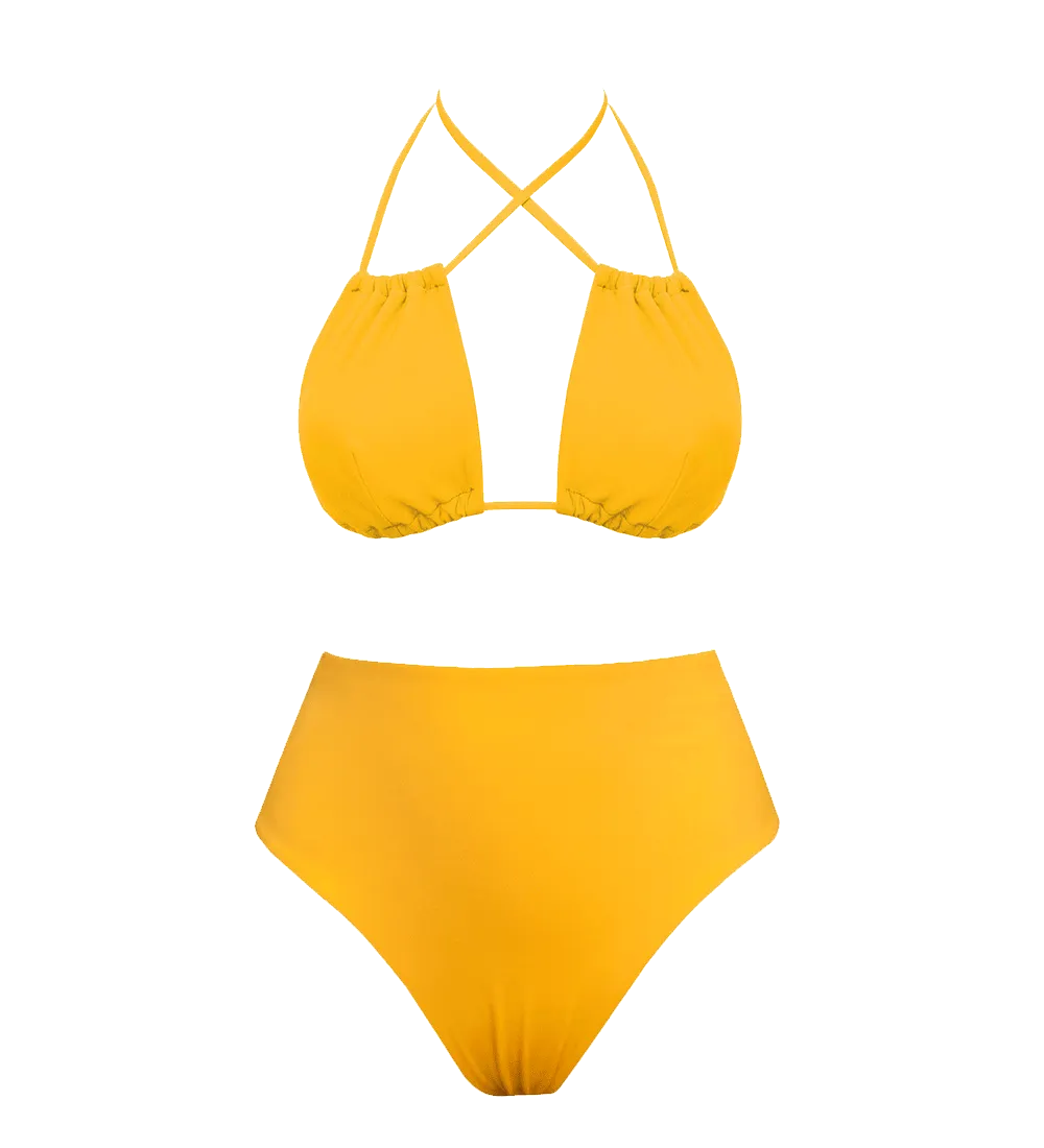 Low Versatile   Skyline High Bikini Set