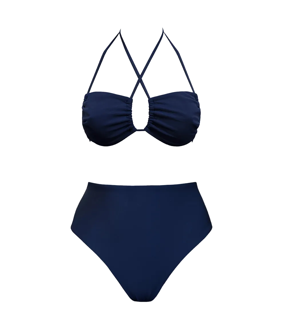 Low Versatile   Skyline High Bikini Set