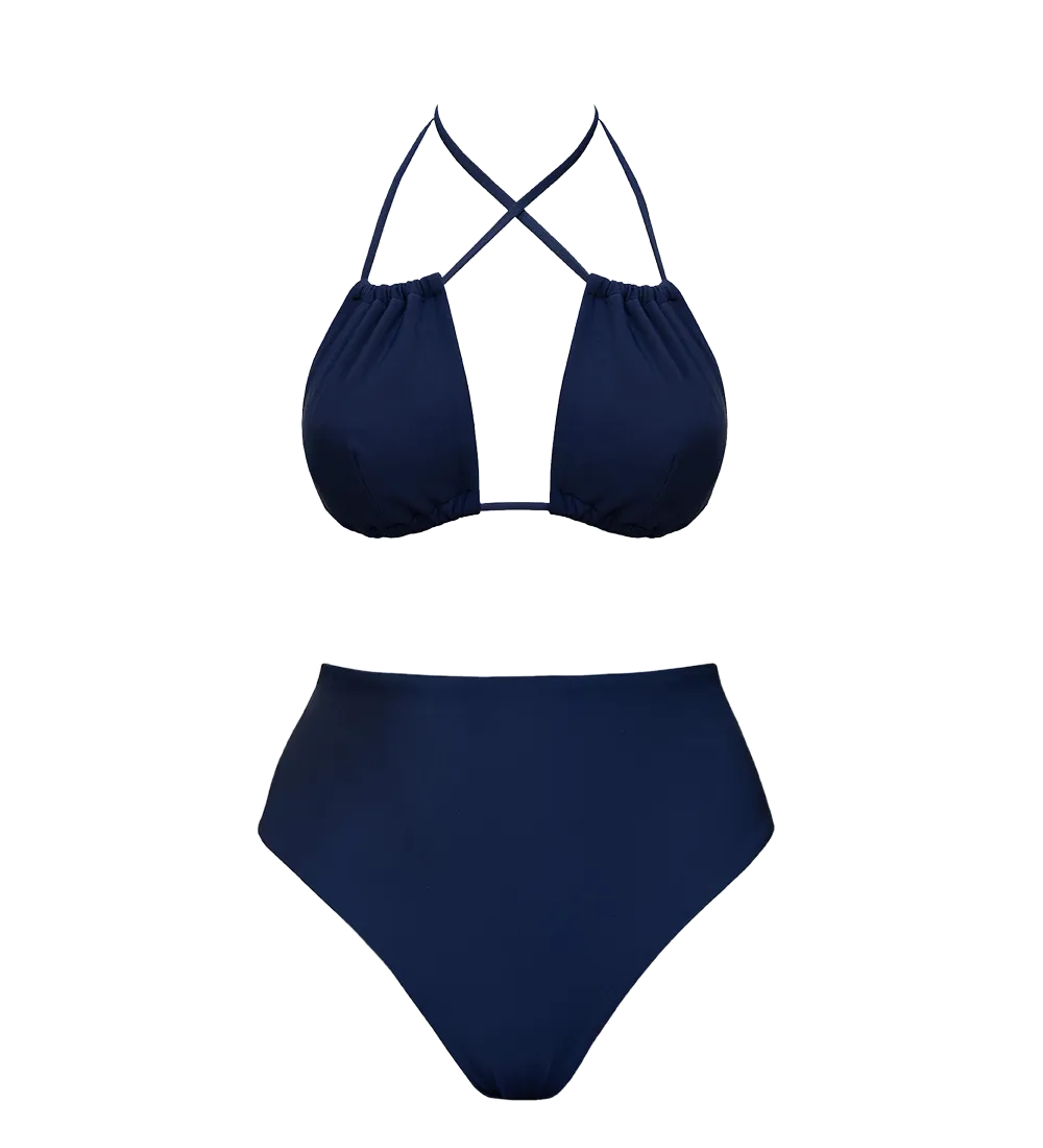Low Versatile   Skyline High Bikini Set