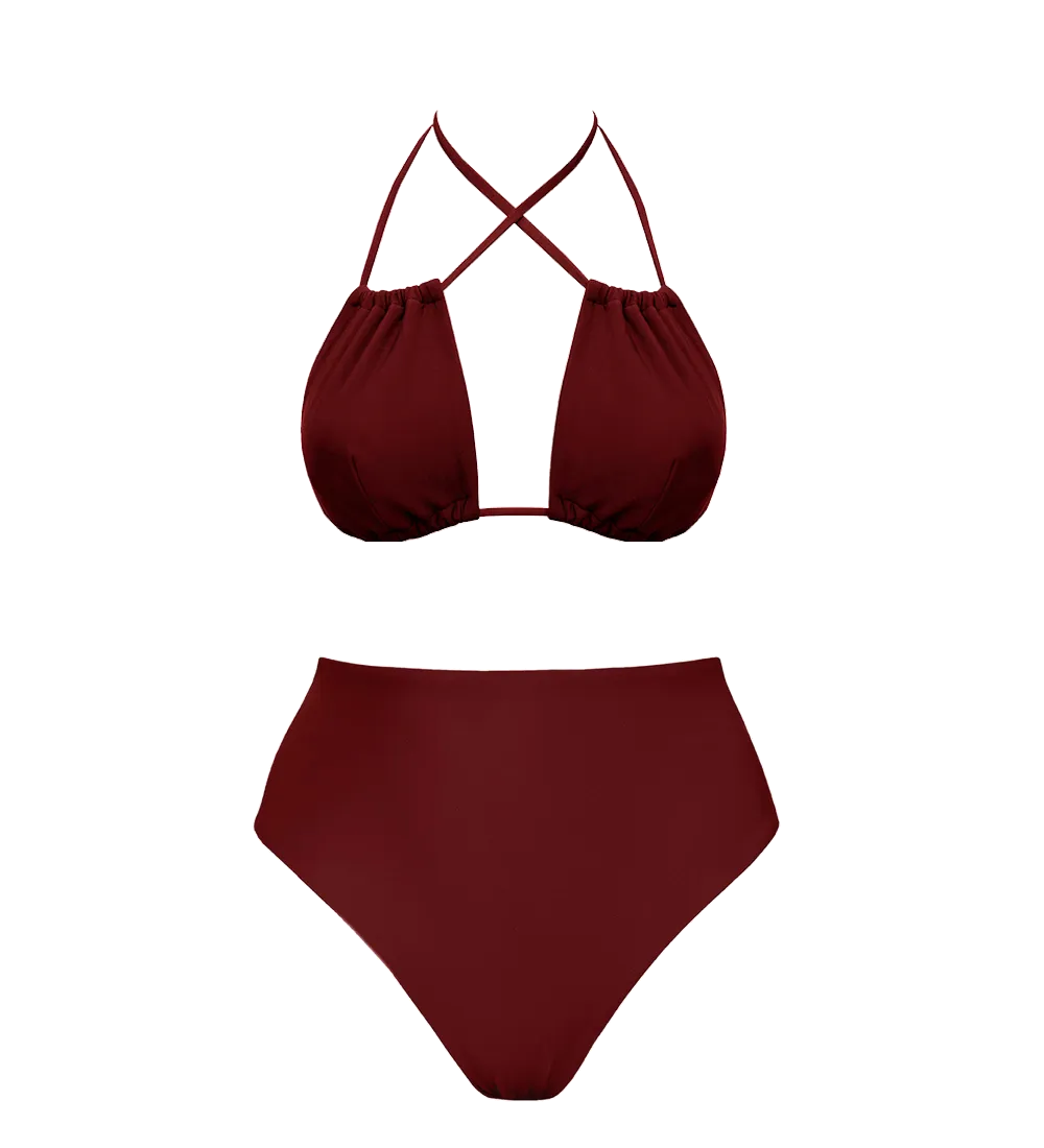 Low Versatile   Skyline High Bikini Set