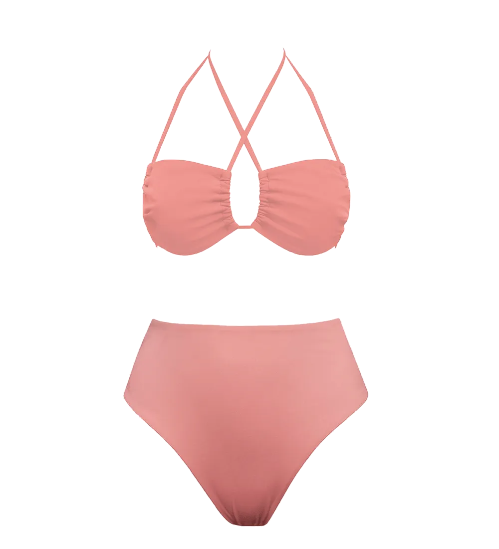 Low Versatile   Skyline High Bikini Set