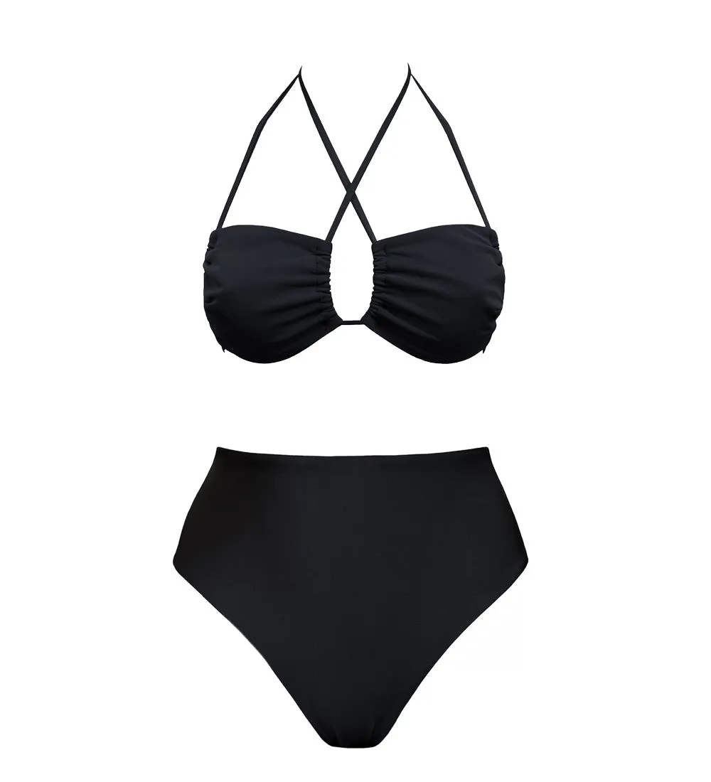 Low Versatile   Skyline High Bikini Set