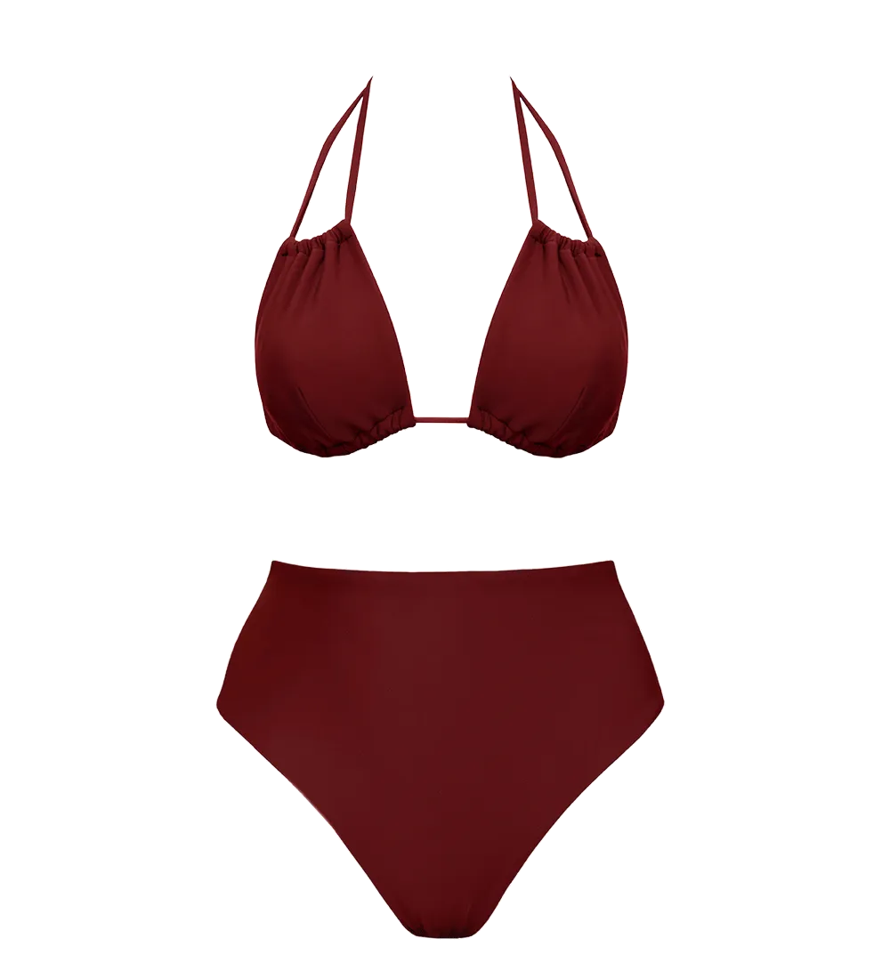 Low Versatile   Skyline High Bikini Set