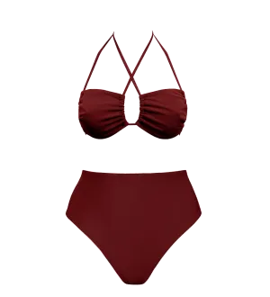 Low Versatile   Skyline High Bikini Set