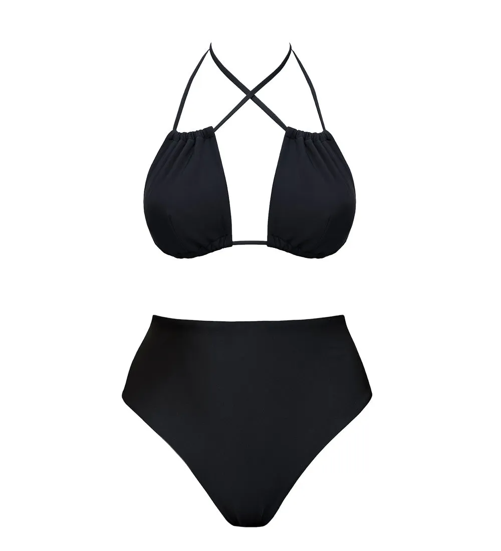 Low Versatile   Skyline High Bikini Set