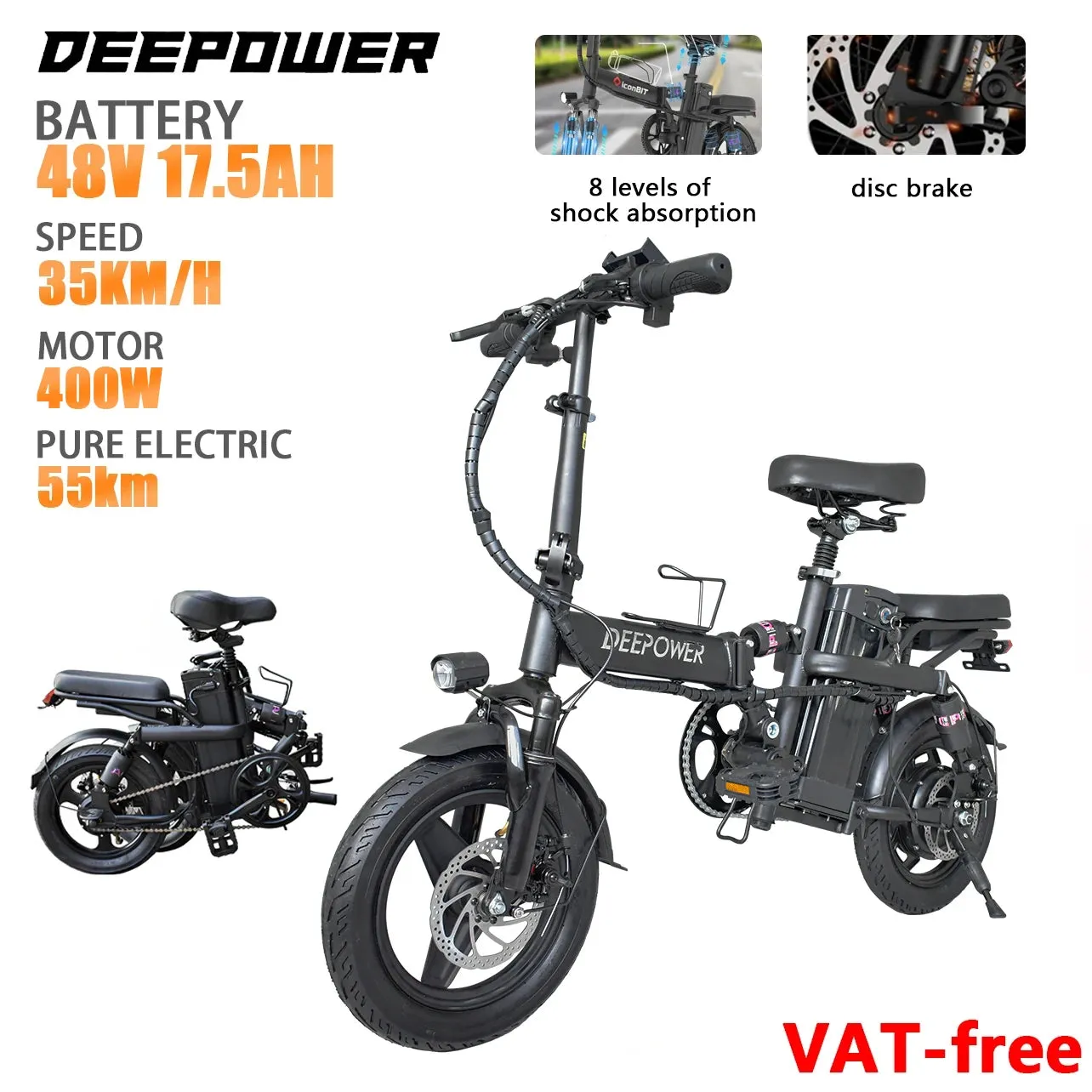 New City Surge Foldable E-Bike