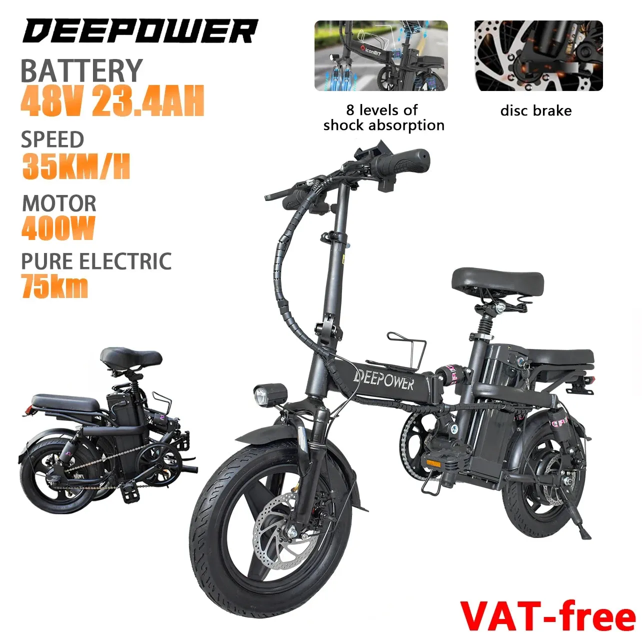 New City Surge Foldable E-Bike