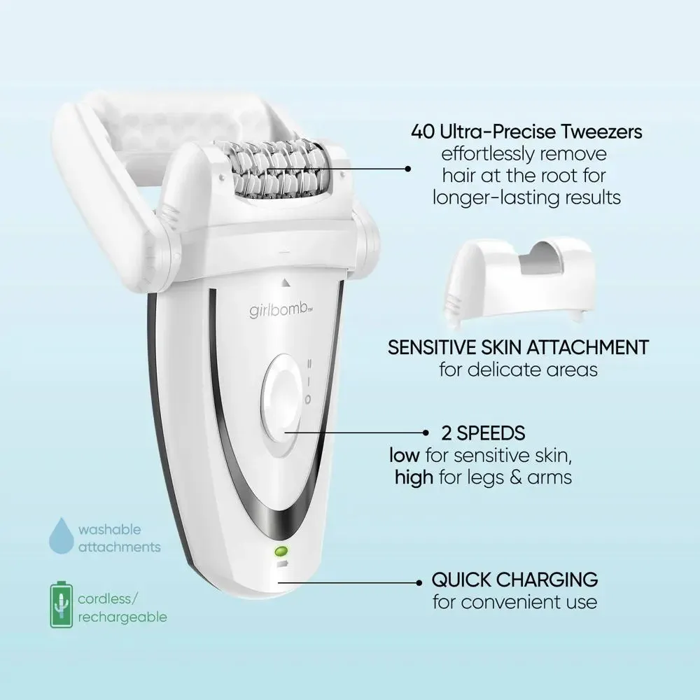 Open Box - Conair GIRLBOMB Rechargeable Epilator - GBE20
