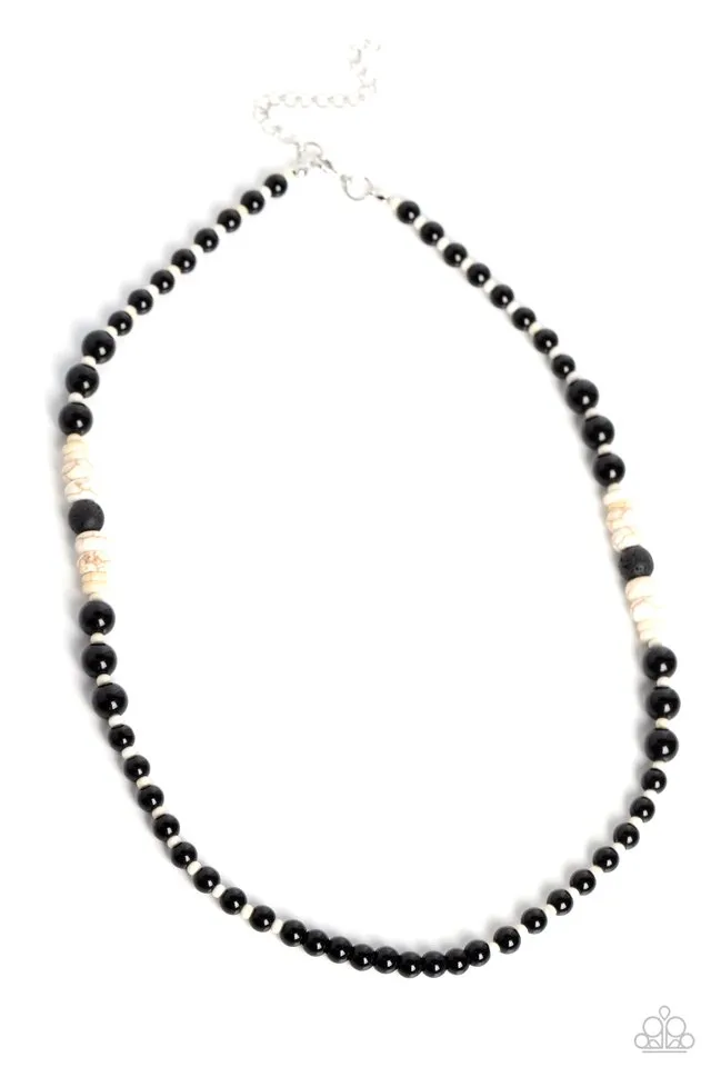 Paparazzi Necklace ~ Legendary Lava - White