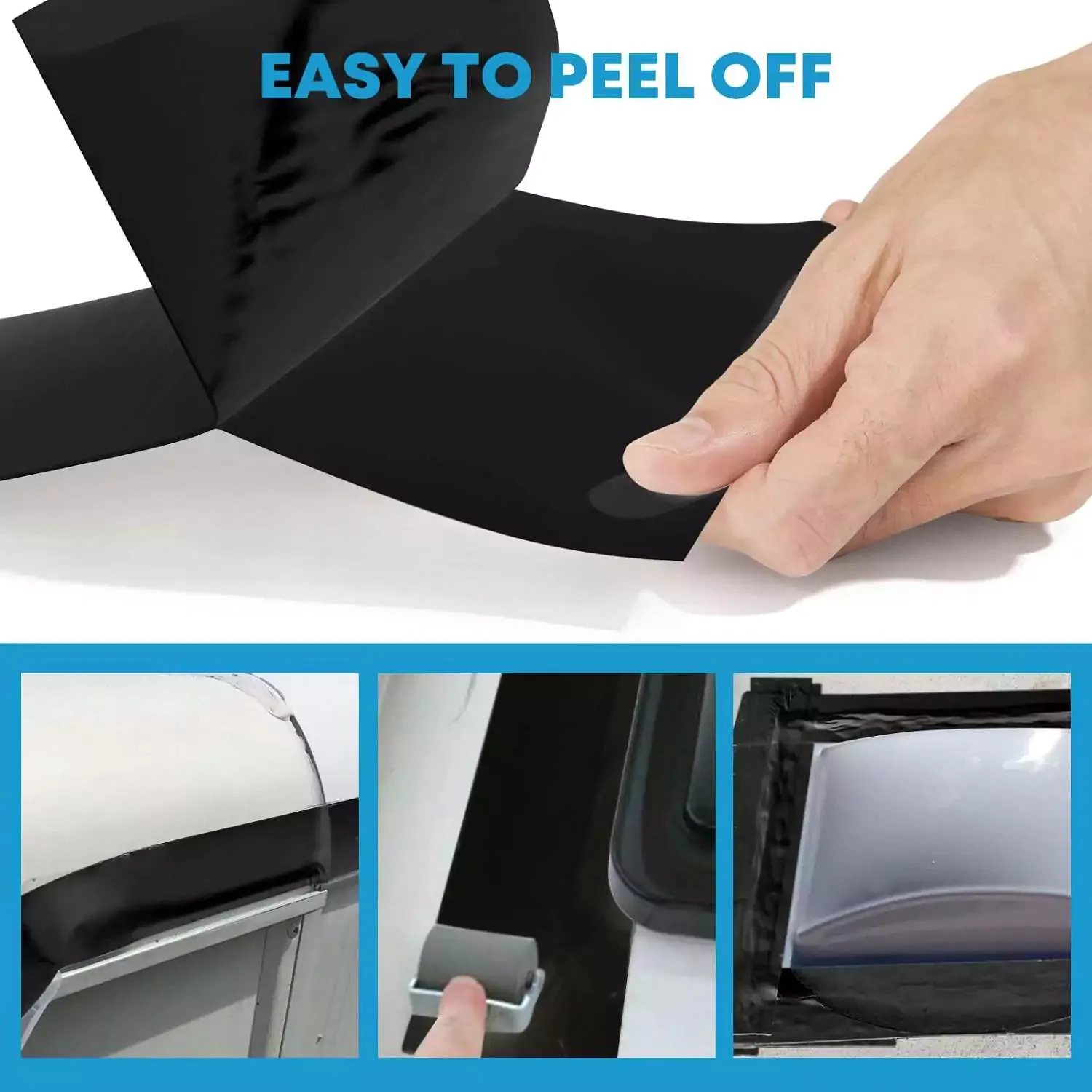 RV Sealant Tape, Black, 2in x 50ft