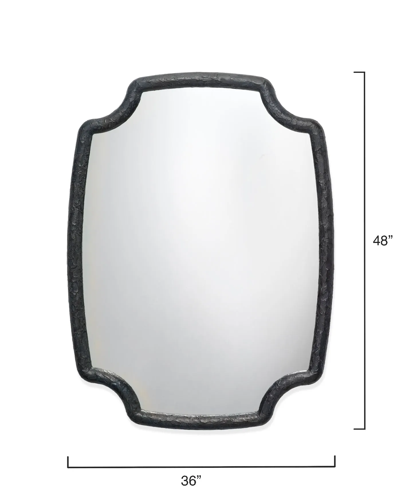 Selene Mirror - Charcoal