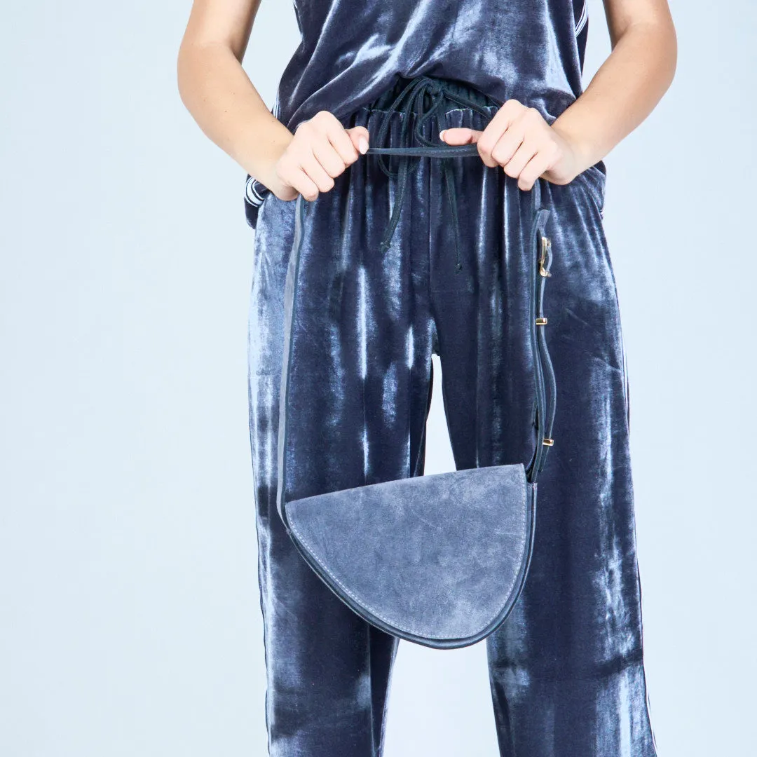 Sleek suede crossbody bag wholesale