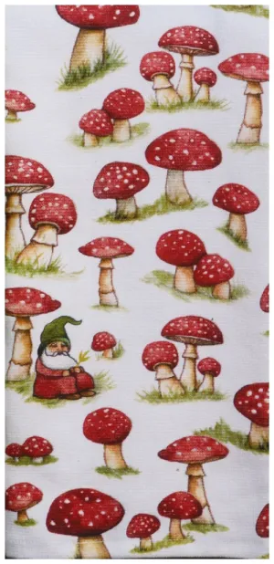 T Towel  Mushroom Dual Purpose Terry R7220