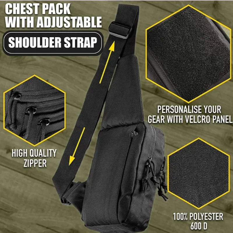 Tactical Chest Shoulder Concealed Gun Bag - Cf-139