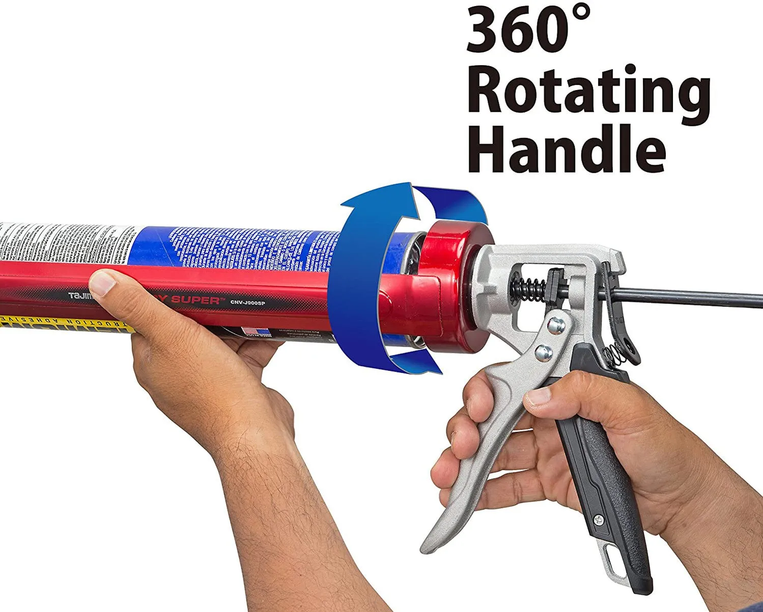 TAJIMA Convoy™ Super Rotary Caulk Gun with Auto Flow Stop [CNV-J900SP]