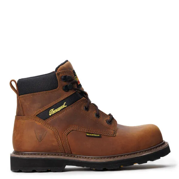 Thorogood 6" Jobsite Series Crazy Horse Waterproof Safety Toe