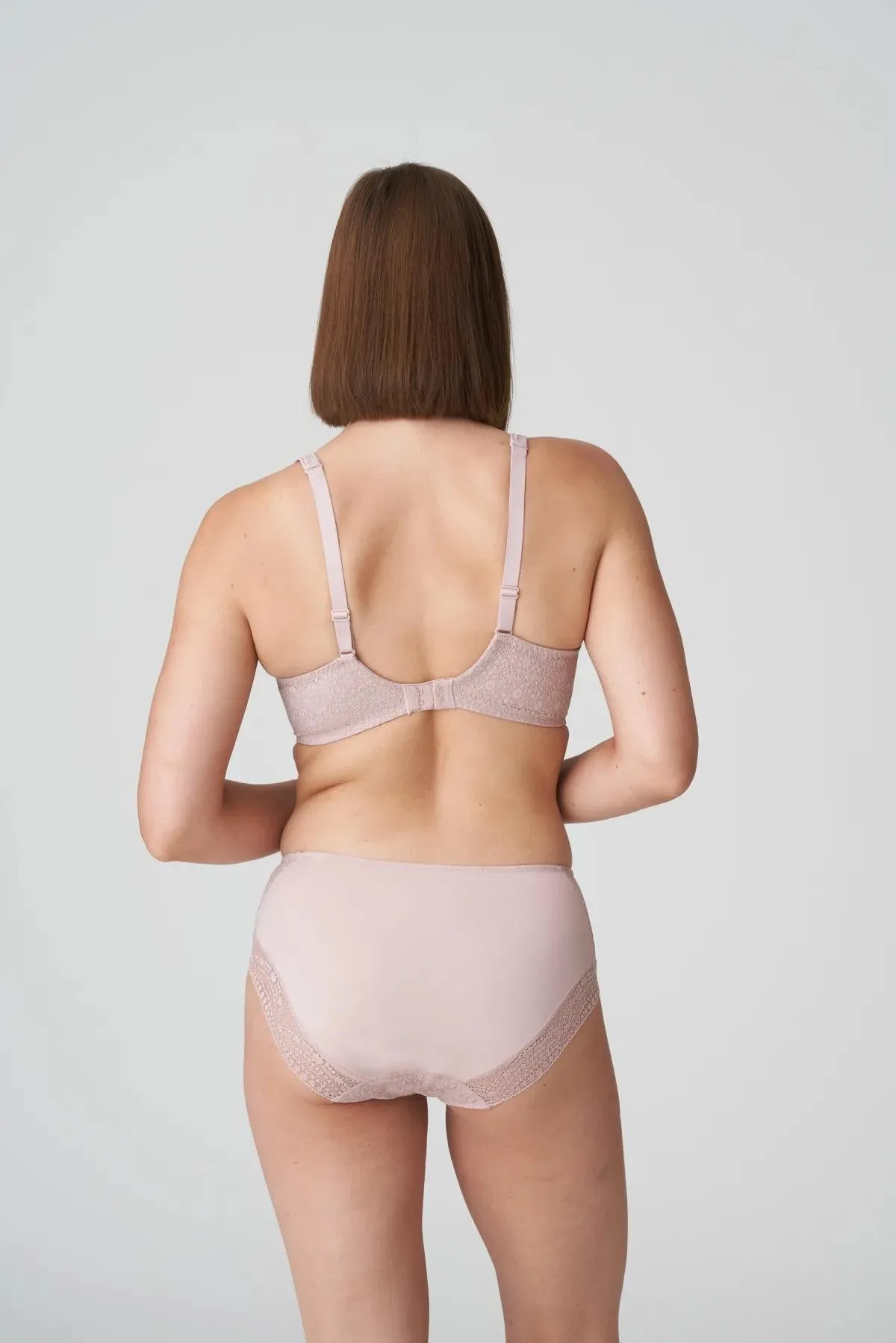 Twist half padded plunge bra