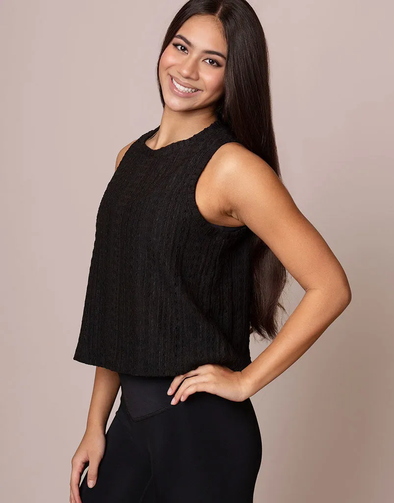Valentina Eyelet Motion Tank