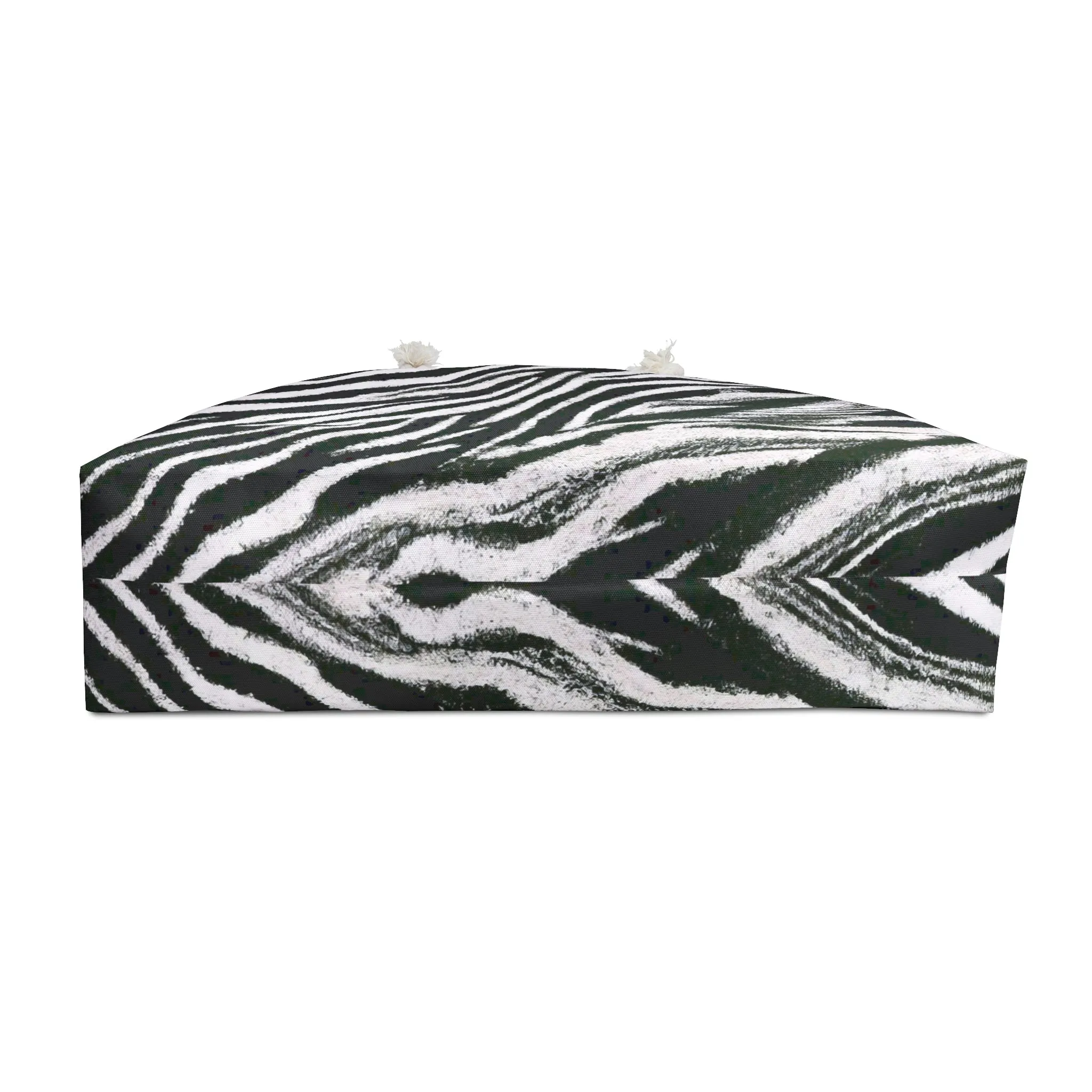Vampire Art Beach Bag Weekender Bag - Grunge Zebra
