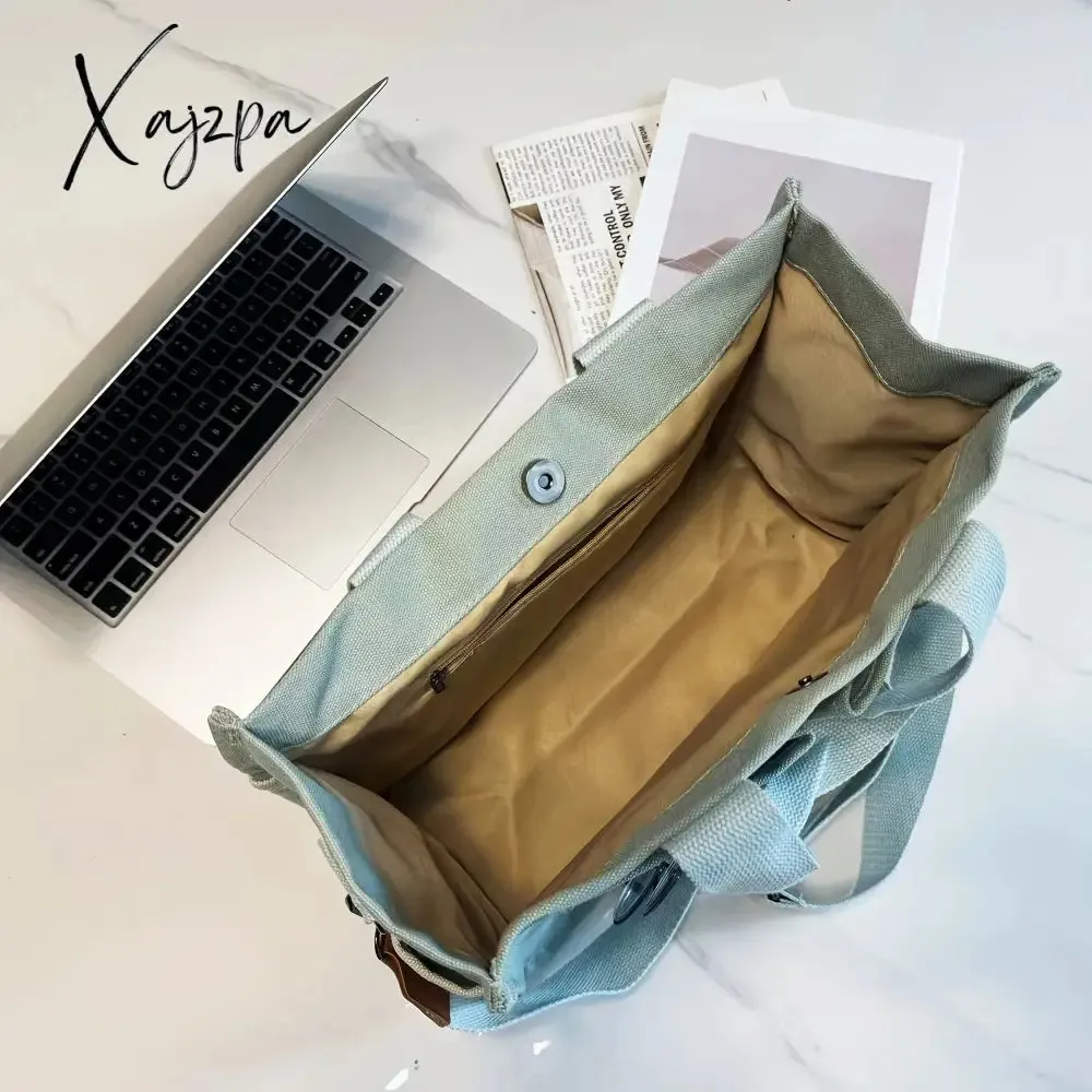 Vibrant Canvas Casual Chic Hobo Crossbody Messenger Shoulder Bag Tote - Spacious Multi-Pocket Design for Women Handbags - Stylish, Durable, and Practical Accessory for Daily Use