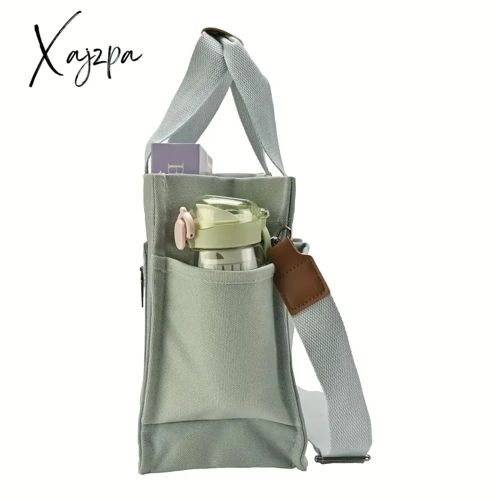 Vibrant Canvas Casual Chic Hobo Crossbody Messenger Shoulder Bag Tote - Spacious Multi-Pocket Design for Women Handbags - Stylish, Durable, and Practical Accessory for Daily Use
