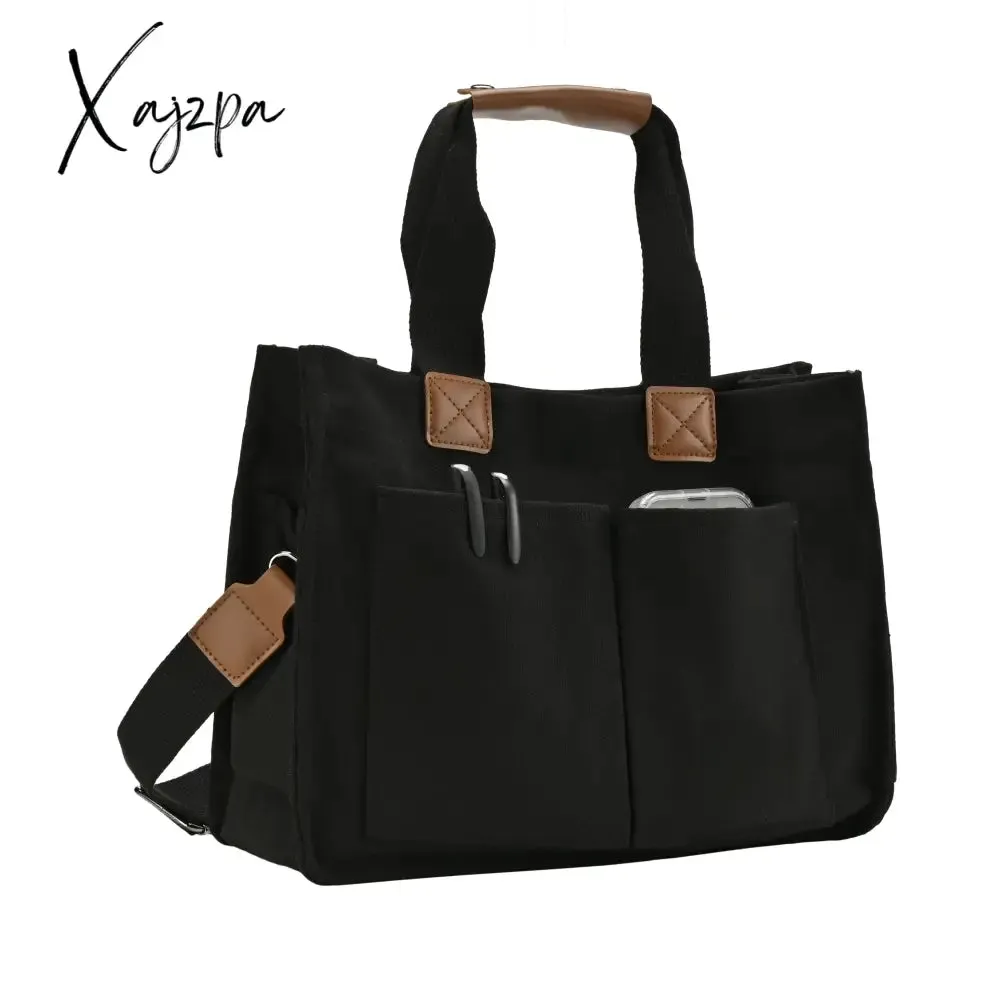 Vibrant Canvas Casual Chic Hobo Crossbody Messenger Shoulder Bag Tote - Spacious Multi-Pocket Design for Women Handbags - Stylish, Durable, and Practical Accessory for Daily Use