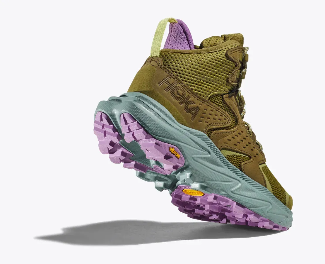 WOMEN'S HOKA ANACAPA 2 MID GTX | GREEN MOSS / AGAVE