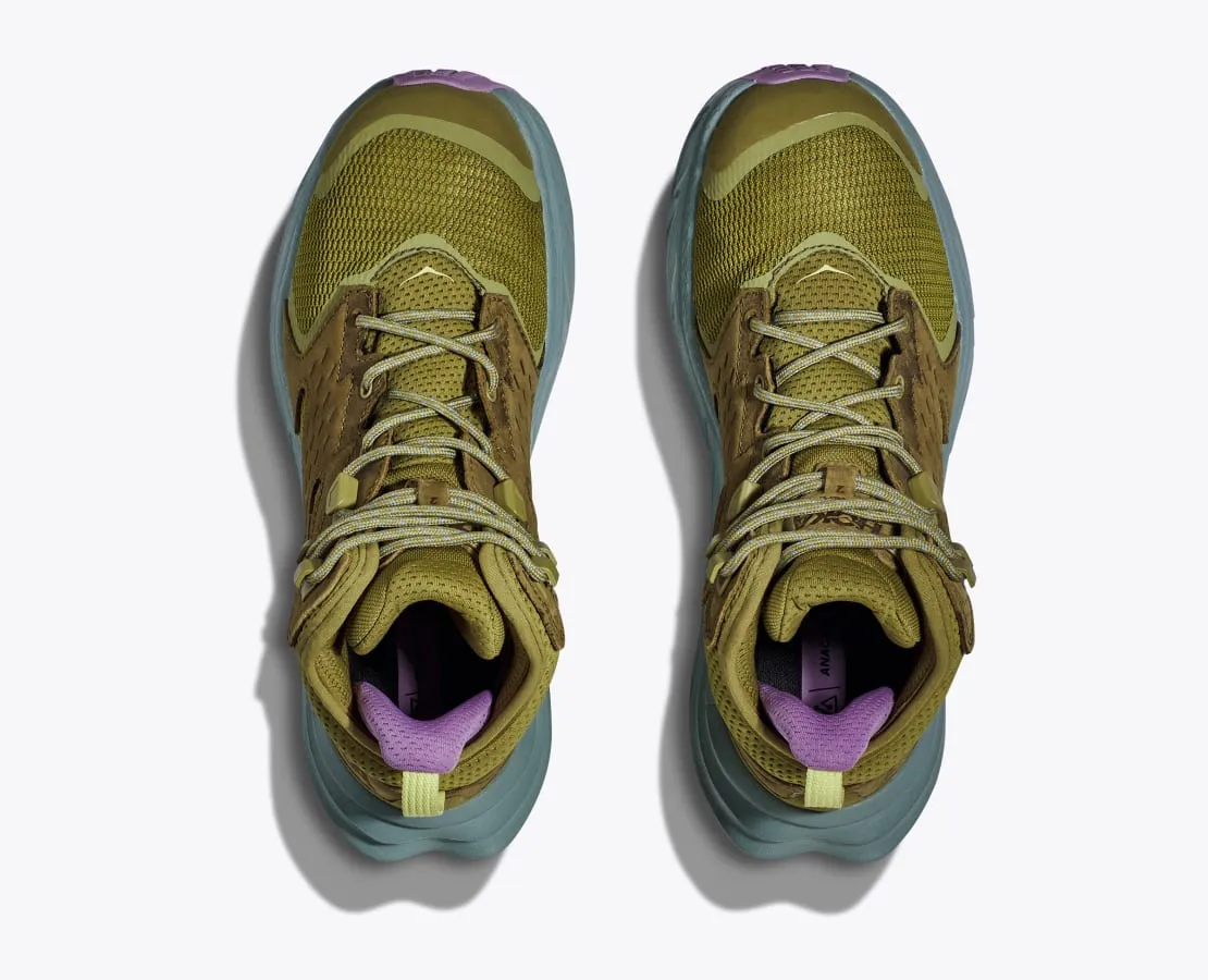 WOMEN'S HOKA ANACAPA 2 MID GTX | GREEN MOSS / AGAVE