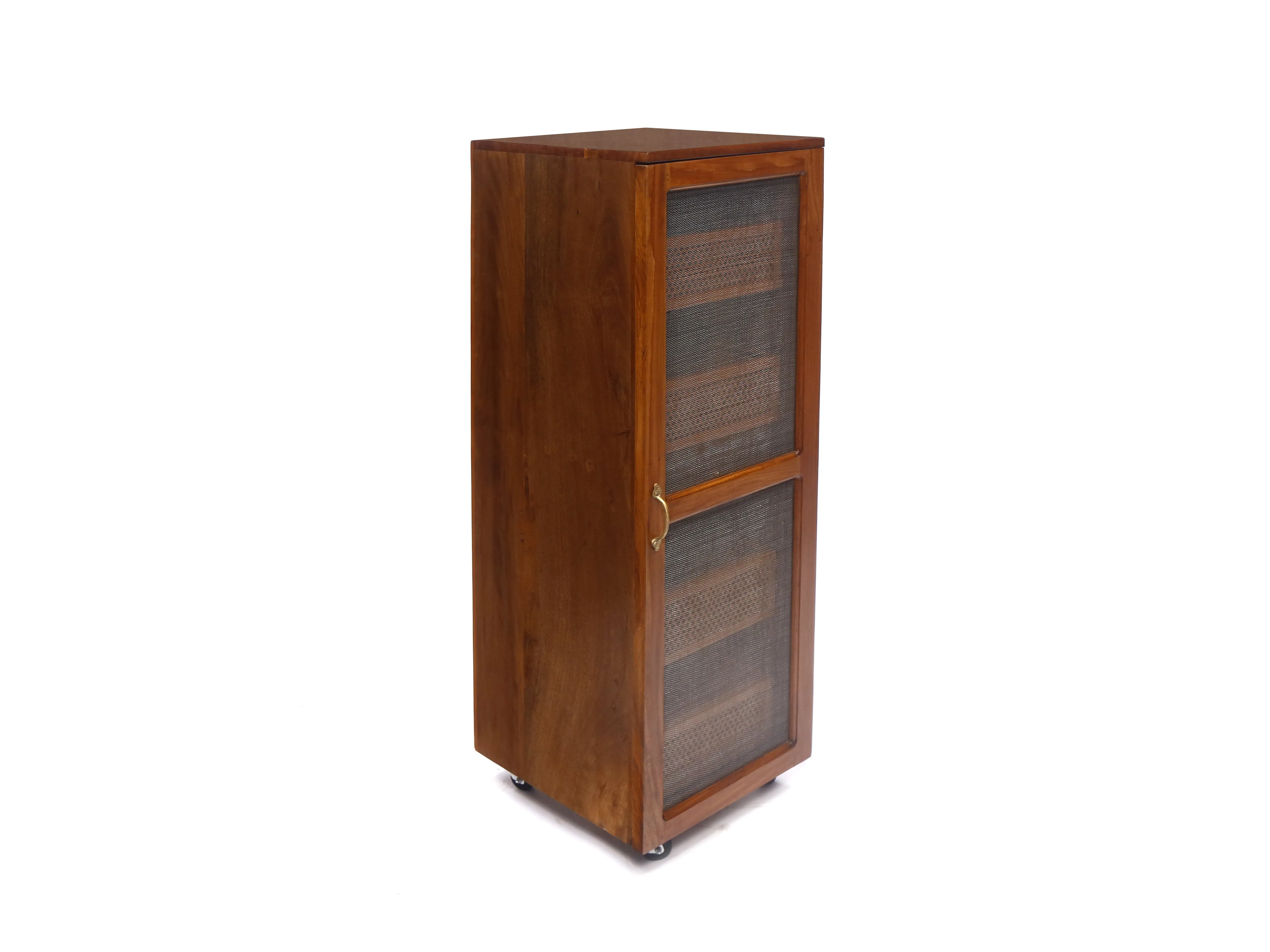 Wooden Long Vegetable Basket Trolley