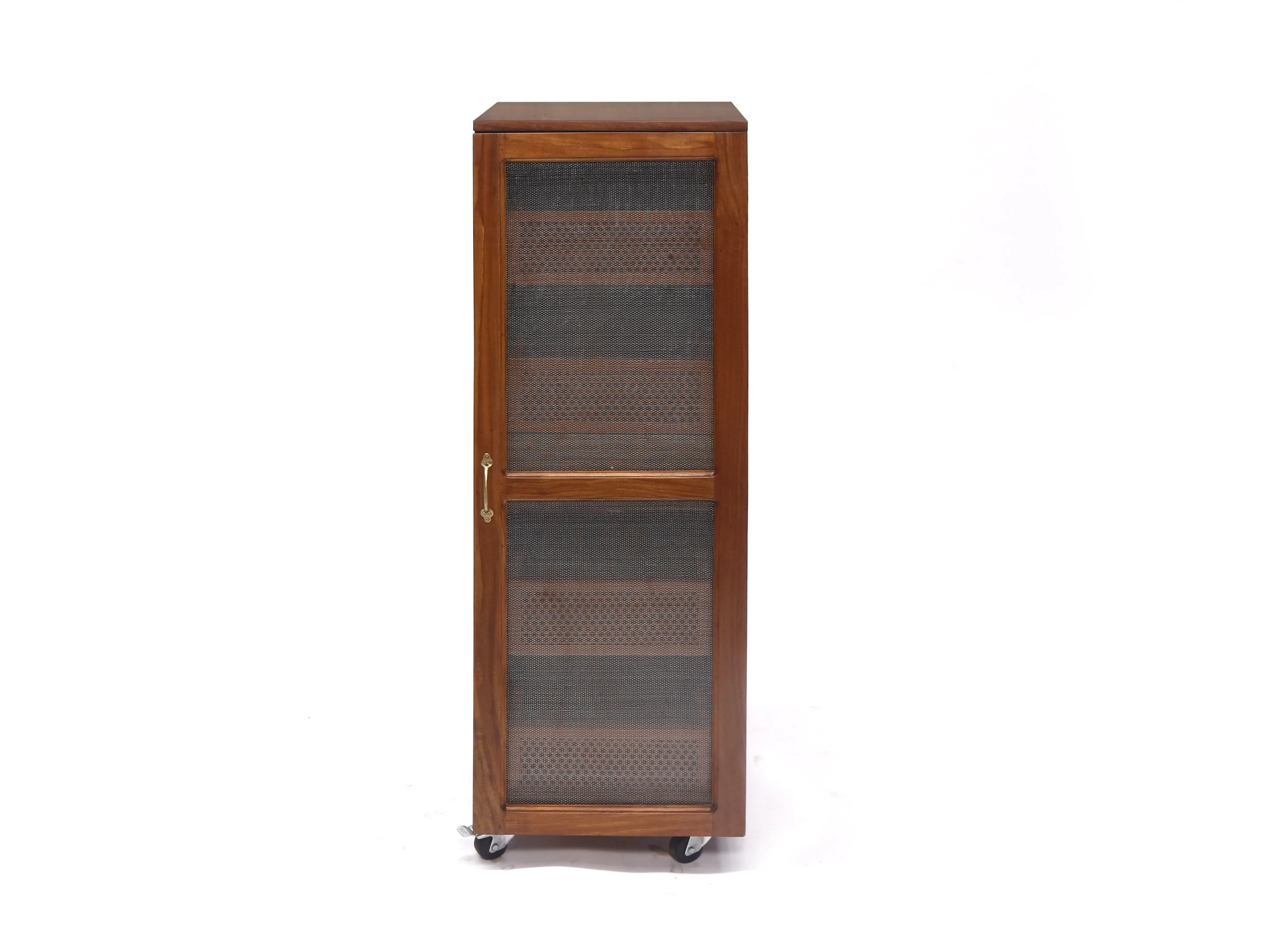 Wooden Long Vegetable Basket Trolley